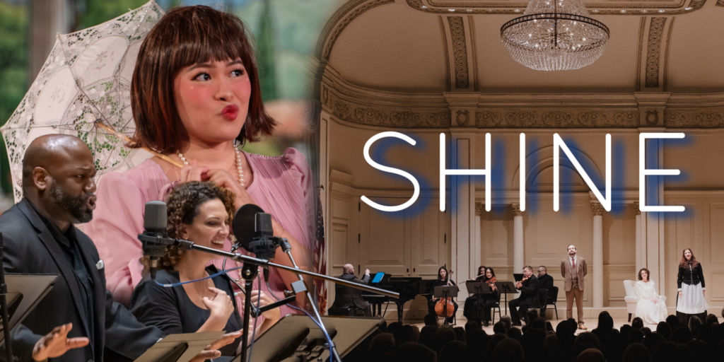 Shine with Lyric Opera of Orange County featuring the cast of "Maya and the Magic Ring," "Orpheus in the Underworld." and "The Yellow Wallpaper"